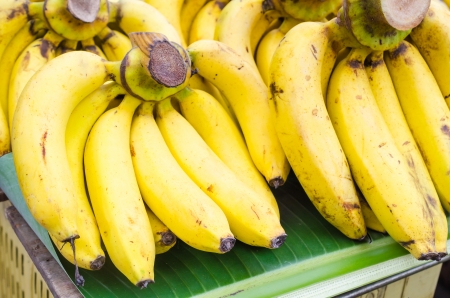 Banana in local street marketの写真素材