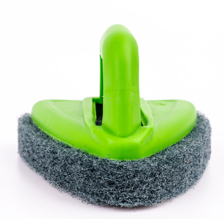 Scrubber on isolated white backgroundの写真素材