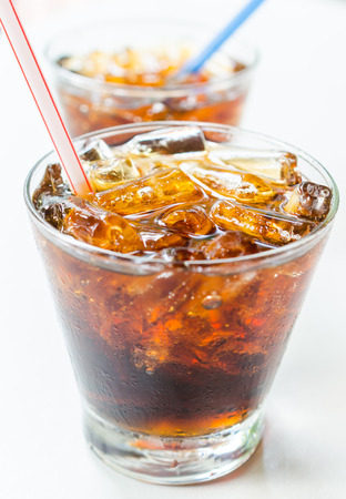 Coke in the glassの写真素材
