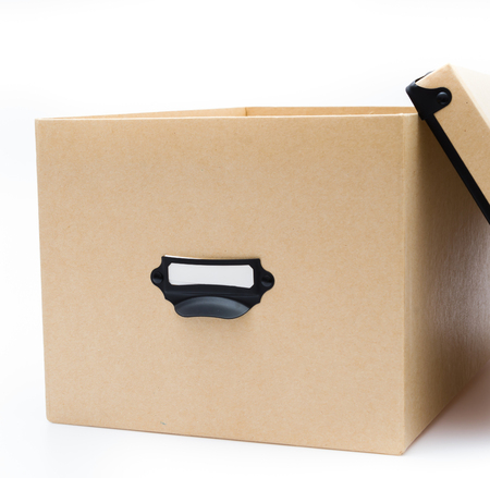 Office box on white background