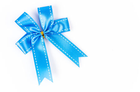 Ribbon on isolated white backgroundの写真素材