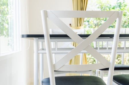 Table chair dining interiorの写真素材