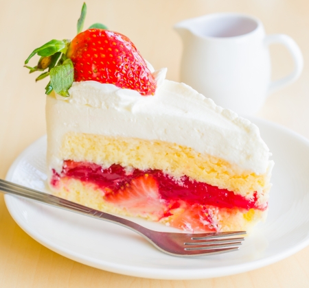 Cake strawberryの写真素材