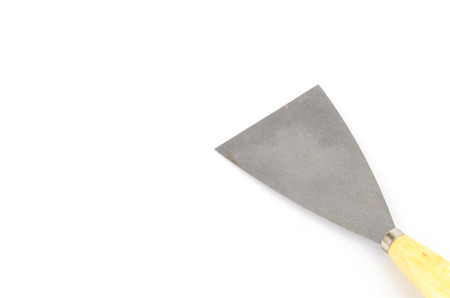 Trowel on isolated white background