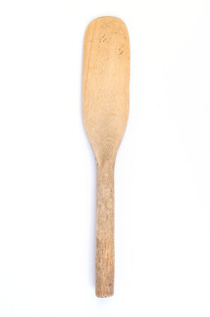 Oar wood on isolated white の写真素材