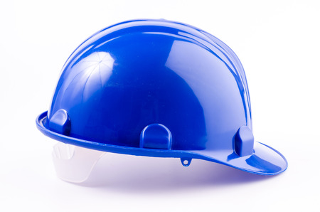 Hard hat , safety helmet on isolated white の写真素材