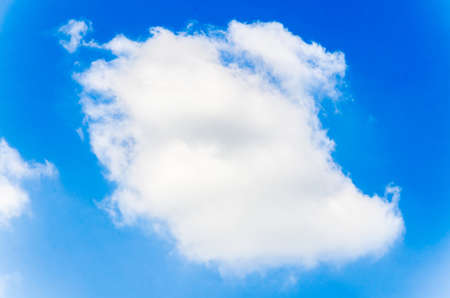 Cloud with sky background