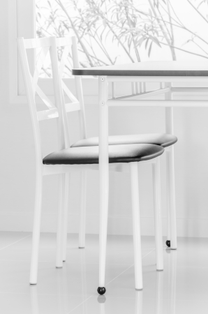 Table chair dining interiorの写真素材