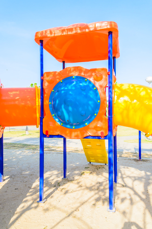 Playground on the beachのeditorial素材