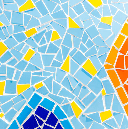 Color mosaic texture background