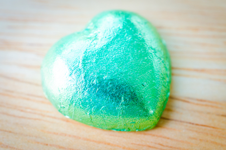 Chocolate heartsの写真素材