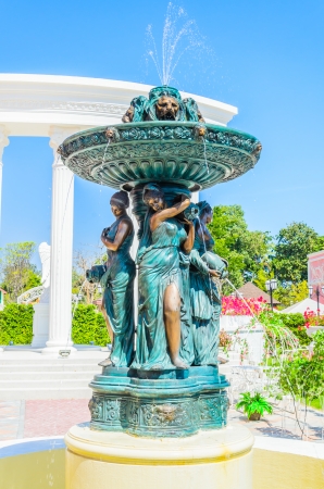 fountain in italyの写真素材