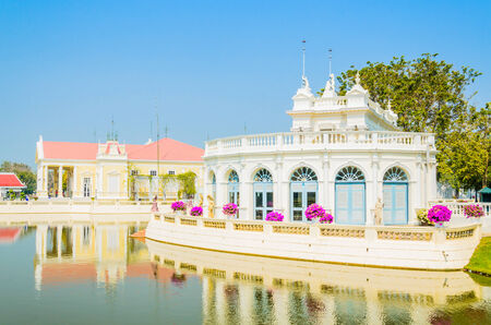 Architecture Bang pa in palace thailandのeditorial素材