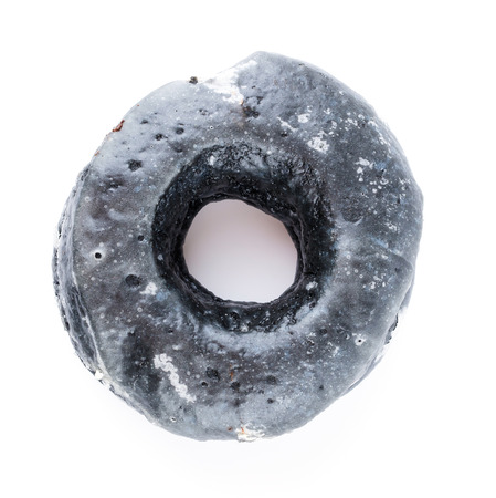 Donut isolated on white backgroundの写真素材