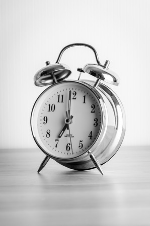 Clock process old vintage black and white style pictures