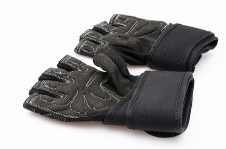 Glove on white backgroundの写真素材