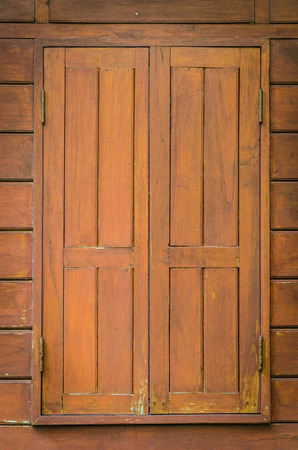 Wood windowsの写真素材