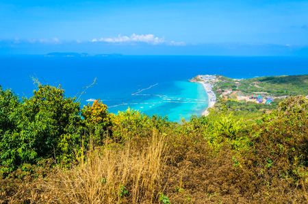 koh larn island tropical beach in pattaya city Thailandの写真素材