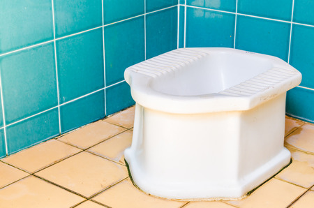 Dirty toiletの写真素材