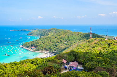 koh larn island tropical beach in pattaya city Thailandの写真素材