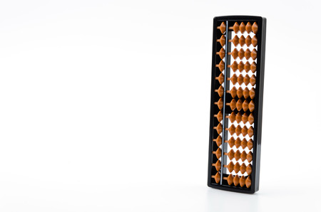Abacus isolated white backgroundの写真素材
