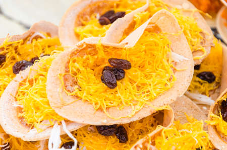 Thai pancakeの写真素材