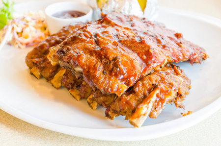 Bbq ribs steakの写真素材