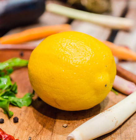 Art of lemon (Still life style)の写真素材