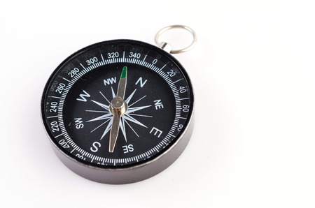 Compass isolated on white backgroundの写真素材