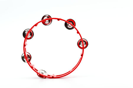 Isolated tambourineの写真素材