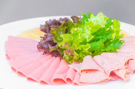 Smoked hamの写真素材