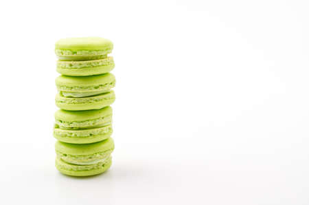 Macaron isolated white の写真素材