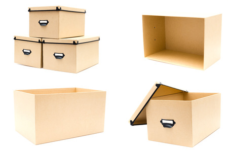 Box isolatedの写真素材