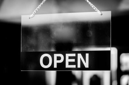 Open sign