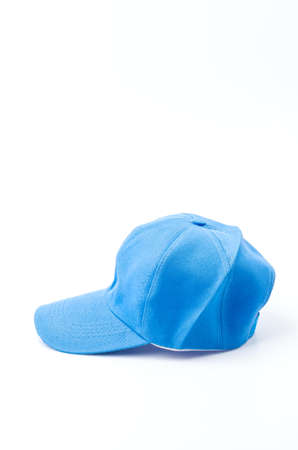 Baseball cap isolated white backgroundの写真素材