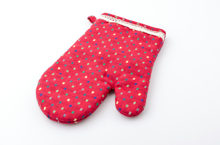 Oven glove isolated white backgroundの写真素材