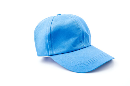 Baseball cap isolated white backgroundの写真素材