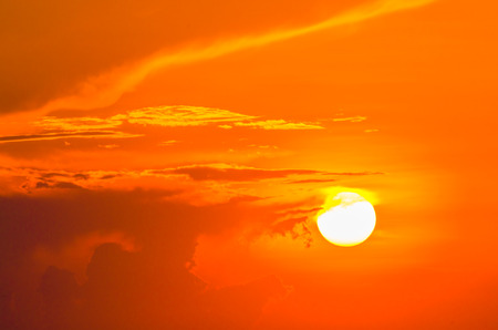 Sunset skyの写真素材