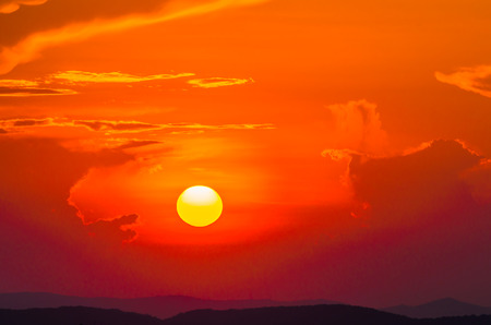 Sunset skyの写真素材