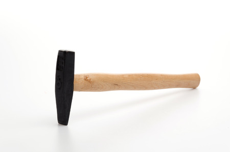 Hammer isolated white backgroundの写真素材