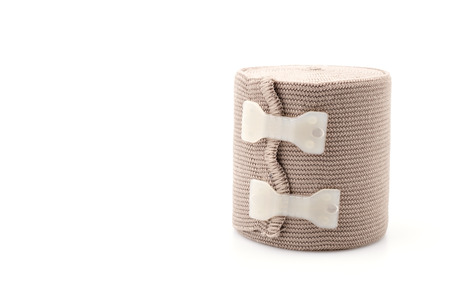 Elastic bandage isolated white backgroundの写真素材