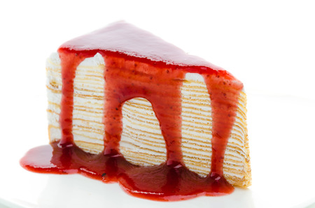 Strawberry Crepe cake