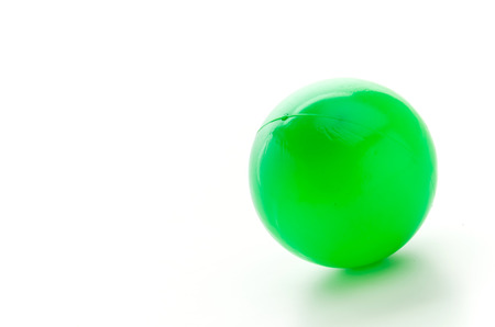 Color ball isolated white backgroundの写真素材
