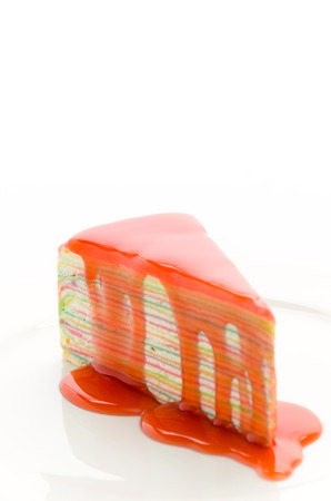 Crepe cakeの写真素材