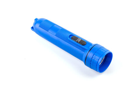 Flashlight isolated white background