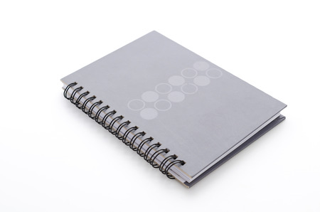 Notebook isolated on whiteの写真素材