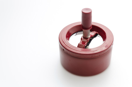 Ashtray isolated on whiteの写真素材
