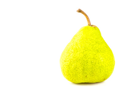 Pear isolated white backgroundの写真素材