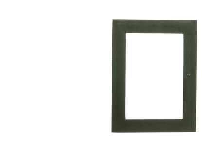 Frame isolated on whiteの写真素材