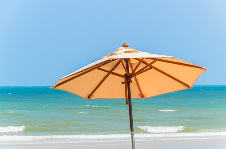 Umbrella beachの写真素材